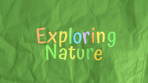 Thumbnail for entry STEP Starter Sack idea starters: Exploring Nature