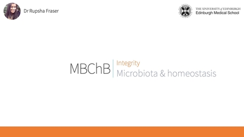 Thumbnail for entry C1. Microbiota and homeostasis