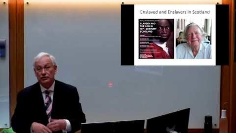Thumbnail for Alan Watson Memorial Lectures: Enslaved and Enslavers in Scotland