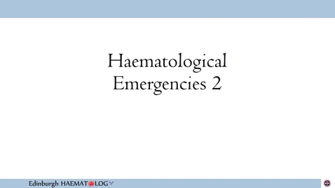 Thumbnail for Haematological Emergencies 2 - Cord Compression and SVC Obstruction