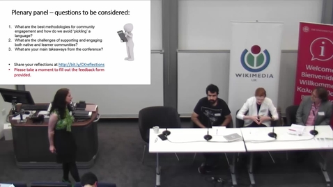 Thumbnail for Celtic Knot 2017 - Panel discussion &amp; closing plenary: The Politics of Language Online