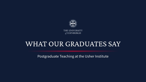 Thumbnail for Usher PGT Teaching Graduate Feedback
