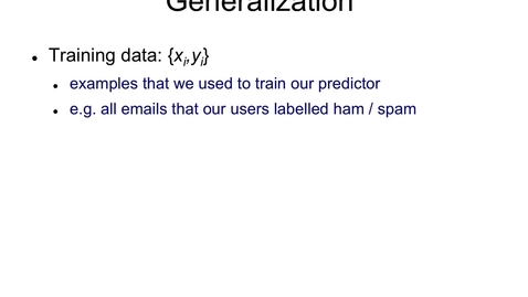 Thumbnail for Generalization in Machine Learning