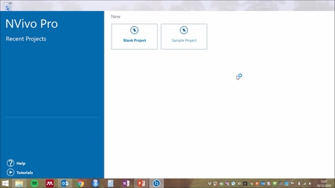 Thumbnail for NVivo 11 Demo