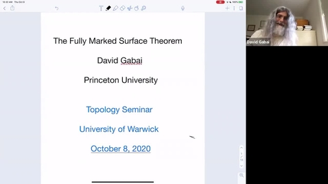 Thumbnail for entry The fully marked surface theorem - David Gabai