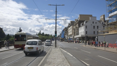 Thumbnail for entry Traffic on Princes Street, Edinburgh