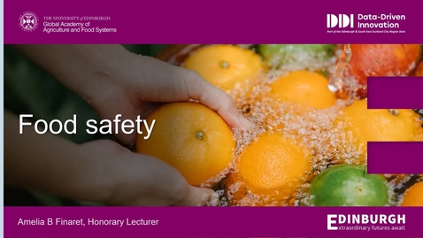 Thumbnail for Food safety