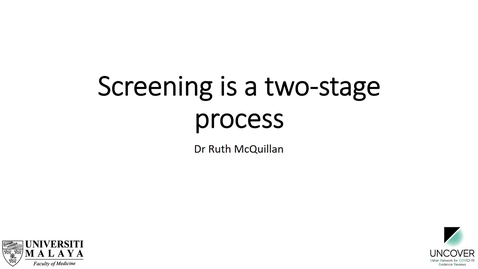 Thumbnail for SR course 6b - Screening is a two-stage process
