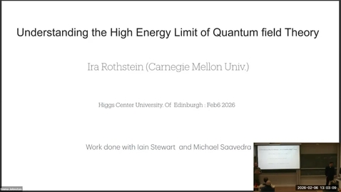 Thumbnail for Understanding the High Energy Limit of Quantum field Theory