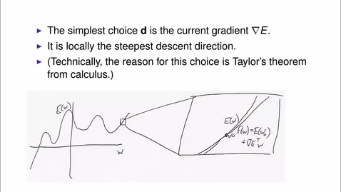 Thumbnail for entry Gradient Descent Algorithm