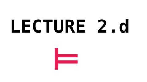 Thumbnail for entry CL - Lecture 2.d - Negation and Contraposition of Predicates