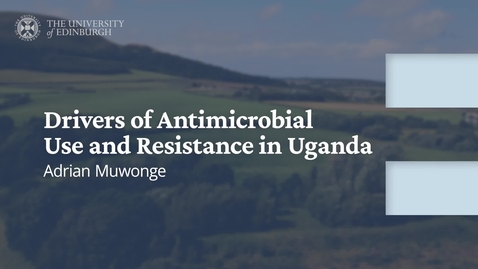 Thumbnail for One Health Series: Drivers of Antimicrobial Use and Resistance in Uganda - Developing Resources for Future Research