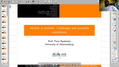 Thumbnail for UK-APASI in Mathematical Sciences:  Farai Nyabadza (Lecture 7)