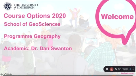 Thumbnail for entry GeoSciences - Human Geography Course Options in 2020