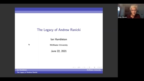 Thumbnail for entry The Legacy of Andrew Ranicki - a photo tour - Ian Hambleton