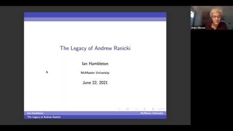 Thumbnail for The Legacy of Andrew Ranicki - a photo tour - Ian Hambleton