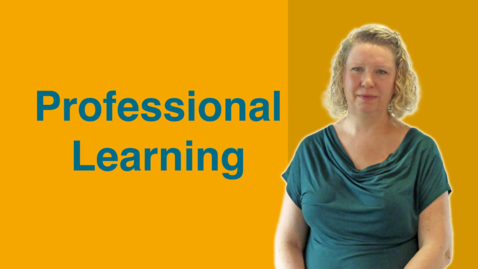 Thumbnail for entry Katie Haigh - Professional Learning