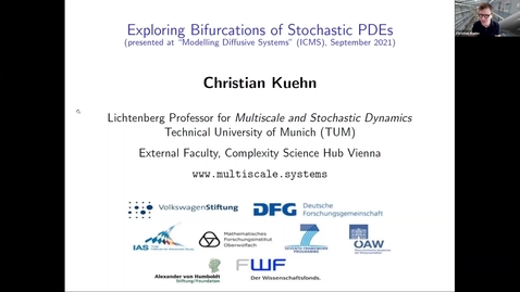 Thumbnail for Christian Kuehn, Technical University of Munich