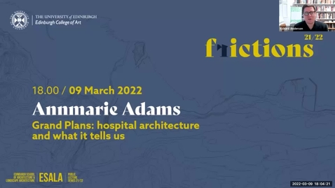 Thumbnail for ESALA Frictions Lecture: Annmarie Adams