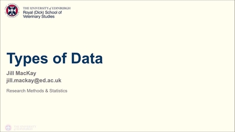 Thumbnail for Data Skills: Types of Data