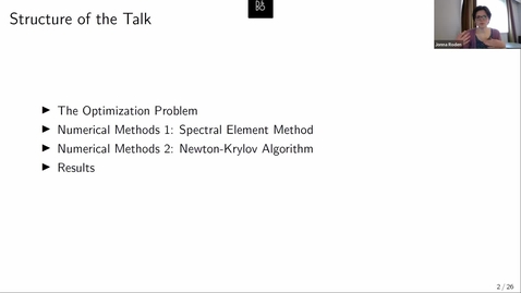 Thumbnail for Spectral Element Methods and Iterative Solvers for PDE-Constrained Optimisation Problems - Jonna Roden 