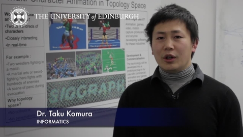 Thumbnail for entry Taku Komura - Informatics - Research In A Nutshell - School of Informatics -26/07/2013