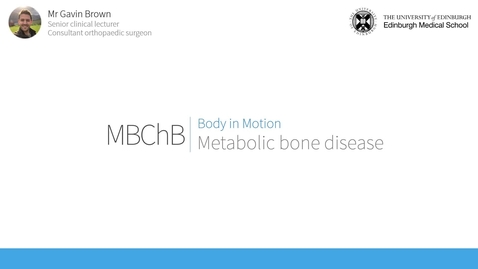 Thumbnail for entry Metabolic bone disease