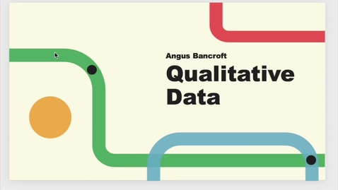 Thumbnail for Qualitative data part 1