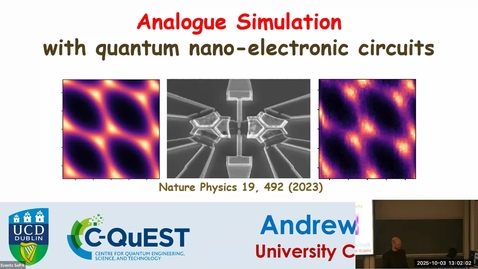 Thumbnail for Analogue Simulation with Quantum Nano-Electronic Circuits 