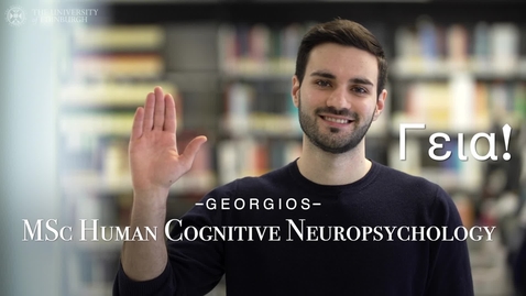 Thumbnail for entry University of Edinburgh: Meet our postgraduate students - Georgios