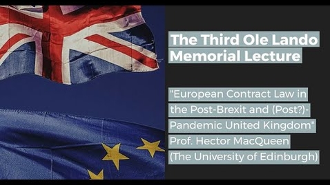 Thumbnail for The Third Ole Lando Memorial Lecture - Professor Hector MacQueen