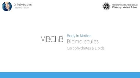 Thumbnail for entry A1 Biomolecules: Carbohydrates &amp; Lipids