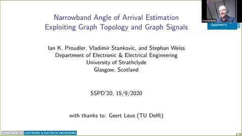 Thumbnail for entry Narrowband Angle of Arrival Estimation Exploiting Graph Topology and Graph Signals