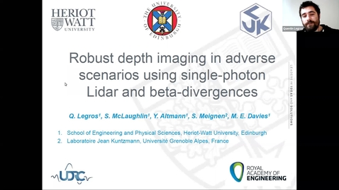 Thumbnail for entry Robust depth imaging in adverse scenarios using single-photon Lidar and beta-divergences