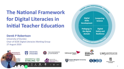Thumbnail for Introduction to SCDE digital literacies framework