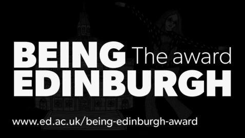 Thumbnail for entry Being Edinburgh, the award