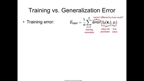 Thumbnail for Generalization Error