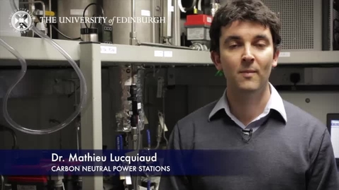 Thumbnail for Mathieu Lucquiaud: Carbon neutral power stations