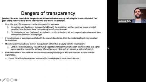 Thumbnail for XAI Lecture Recording - Future Directions (Part 3)