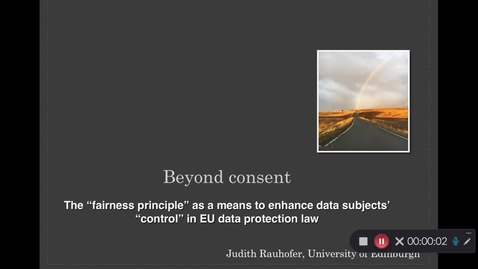 Thumbnail for Judith Rauhofer - Beyond consent