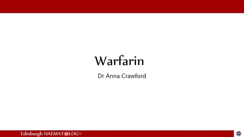 Thumbnail for entry Warfarin