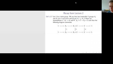Thumbnail for Gareth Tracey: Introduction to crowns in finite groups