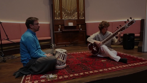 Thumbnail for entry The Sitar Project:  Dr Alec Cooper &amp; Mike Black - Rag Megh | St Cecilia's Hall | 22 October 2020