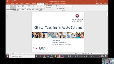 Thumbnail for entry Clinical Teaching in Acute Settings