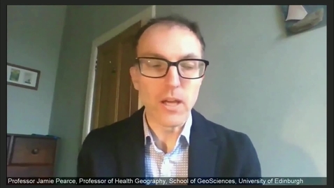 Thumbnail for Professor Jamie Pearce gives evidence to the Health, Social Care and Sport Committee