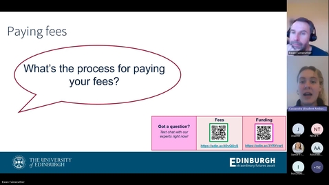 Thumbnail for Budgeting for, and funding my Masters (Home student) - in conversation