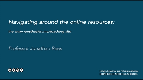 Thumbnail for entry Navigating the external teaching resource website