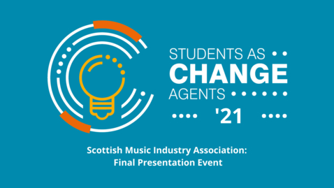 Thumbnail for entry SACHA '21 - Scottish Music Industry Association - Final Presentation Event