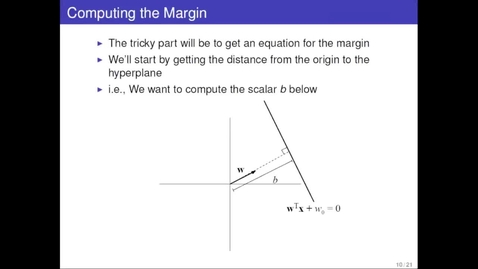 Thumbnail for entry Computing the Margin