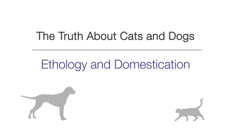 Thumbnail for Week 2 - Ethology and domestication